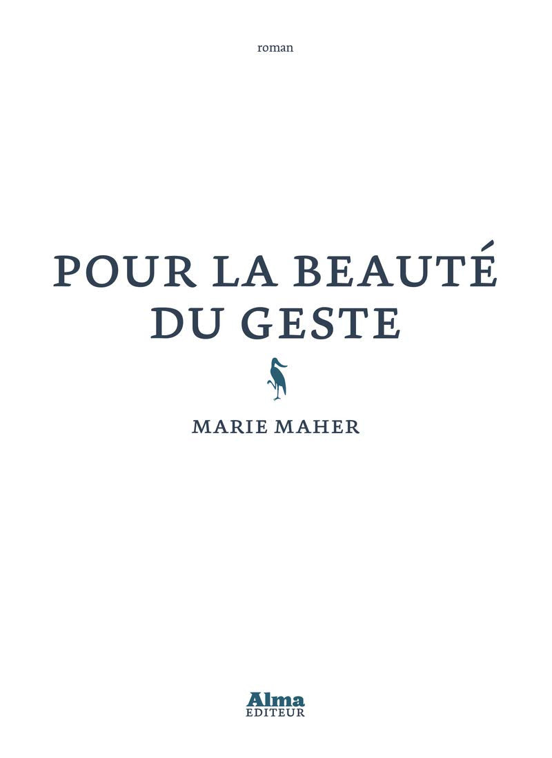 Pour la beauté du geste