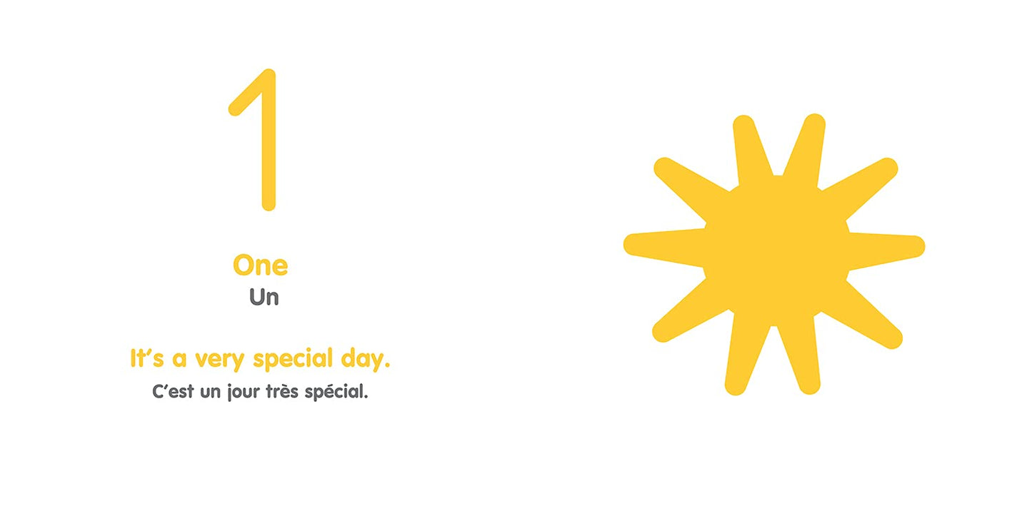 One, two, three...Happy birthday!: Un, deux, trois... Joyeux anniversaire !