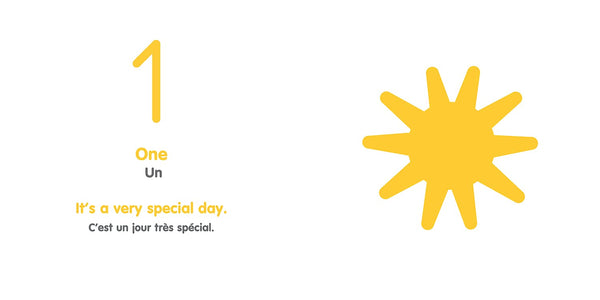 One, two, three...Happy birthday!: Un, deux, trois... Joyeux anniversaire !