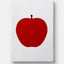 PdiPigna - ENZO MARI Collection - Carnet ligné A5 couverture semi-rigide, DANESE Uno, La pomme