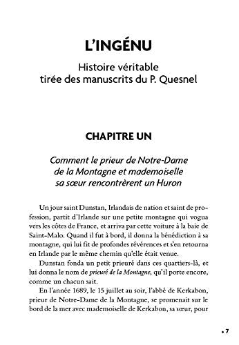 L'ingénu : Suivi de L'Homme aux quarante écus