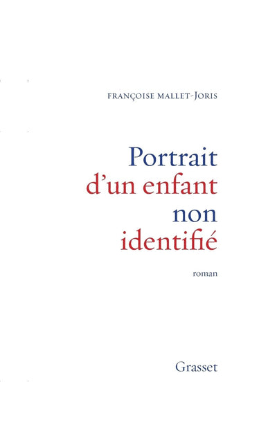 Portrait d'un enfant non identifié