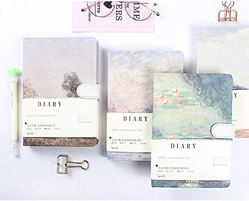 Claude Monet The Garden of Love Agenda journal/agenda Format A5 128 feuilles C- The Poppy Fields