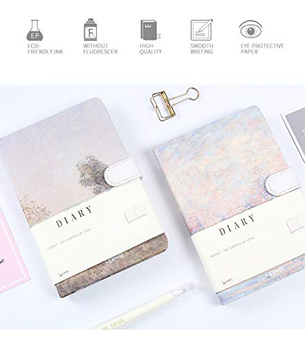 Claude Monet The Garden of Love Agenda journal/agenda Format A5 128 feuilles C- The Poppy Fields