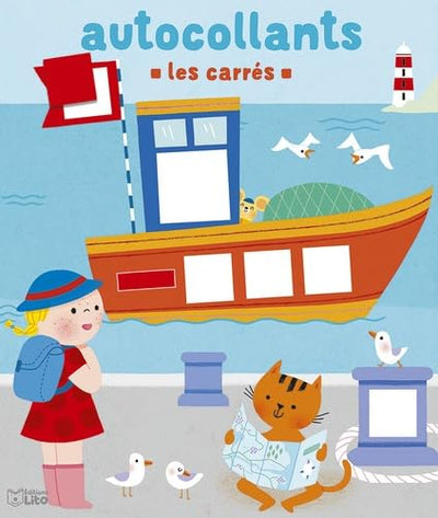 Autocollants Les formes - Les carrés - Dès 3 ans