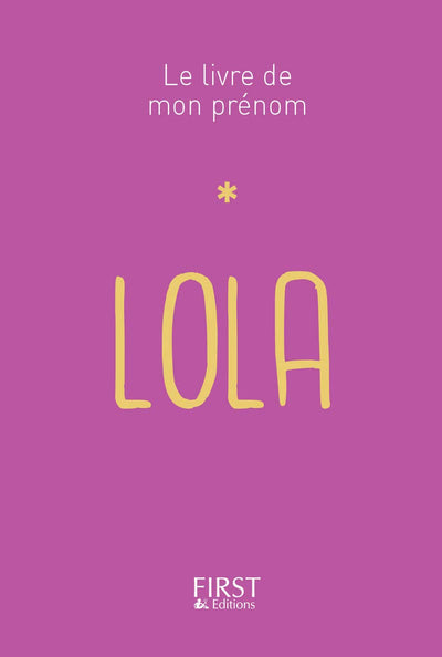 40 Le Livre de mon prénom - Lola