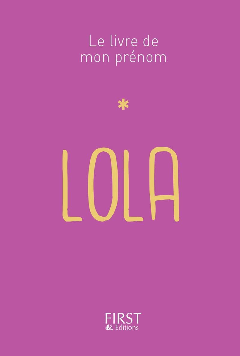 40 Le Livre de mon prénom - Lola