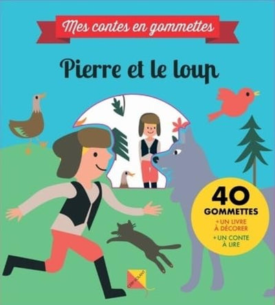 Pierre et le loup - Mes petits contes en gommettes