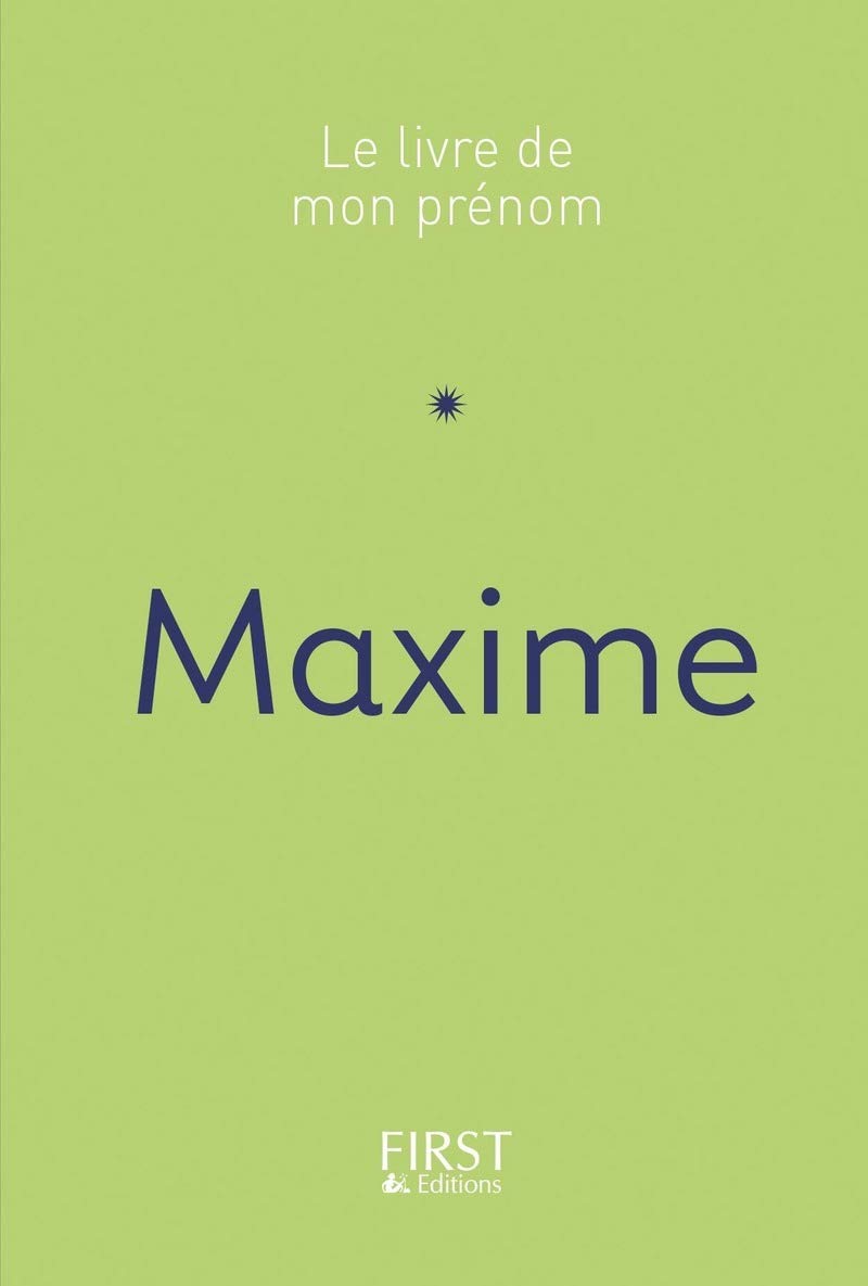 Le Livre de mon prénom - Maxime 46