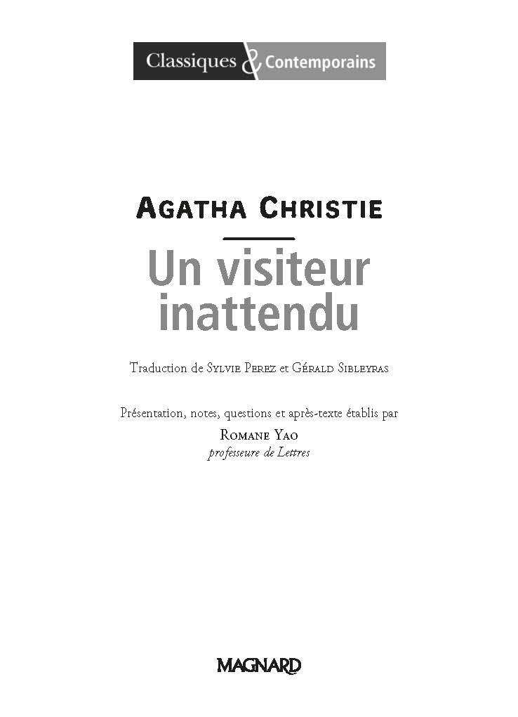 Un visiteur inattendu - Classiques & Contemporains