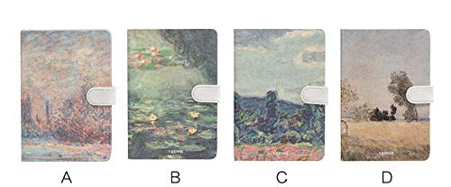 Claude Monet The Garden of Love Agenda journal/agenda Format A5 128 feuilles C- The Poppy Fields