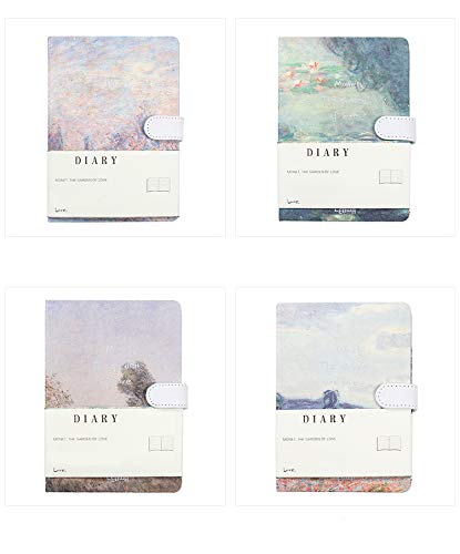 Claude Monet The Garden of Love Agenda journal/agenda Format A5 128 feuilles C- The Poppy Fields