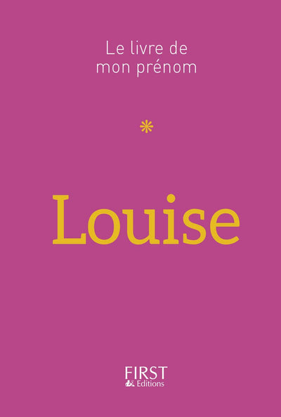 10 Le Livre de mon prénom - Louise