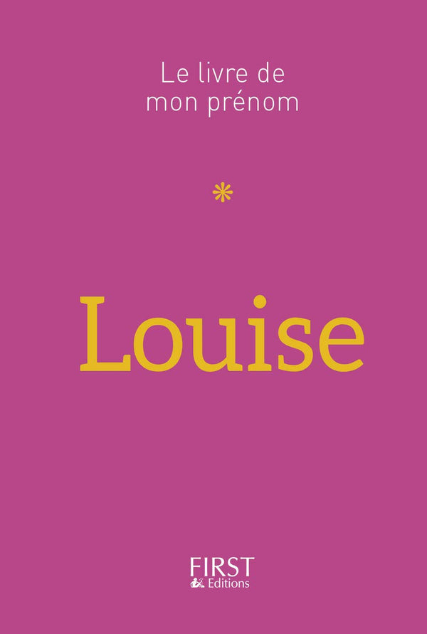 10 Le Livre de mon prénom - Louise