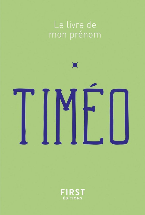Le Livre de mon prénom - Timéo 65