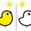 Mes tout premiers coloriages brillants: Petit oiseau - Dès 18 mois