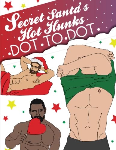 Secret Santa's Hot Hunks Dot To Dot