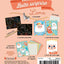 Boîte surprise : Lama – Coffret avec 2 cartes à gratter, 2 cartes à couvrir de strass, des stickers, 4 feuilles d'origamis, 1 livre de coloriage et 1 bracelet – À partir de 6 ans