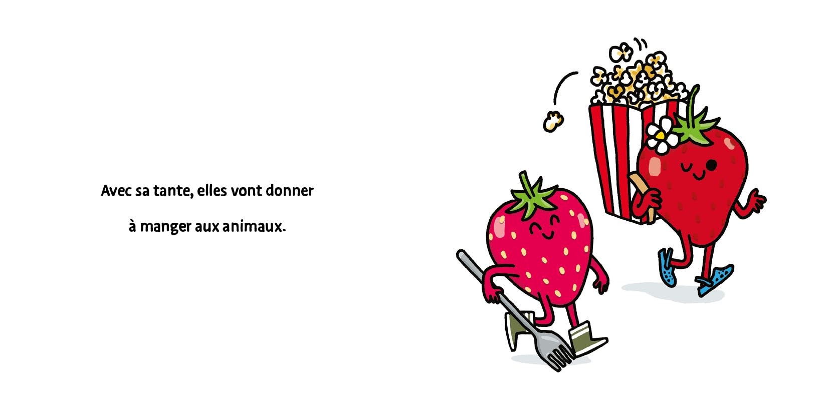 BIDULES CHOUETTES - CHARLOTTE LA FRAISE VA A LA FERME