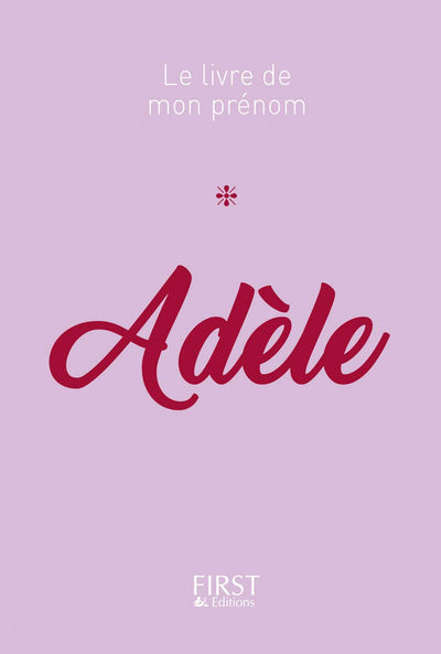 60 Le livre de mon prénom - Adèle