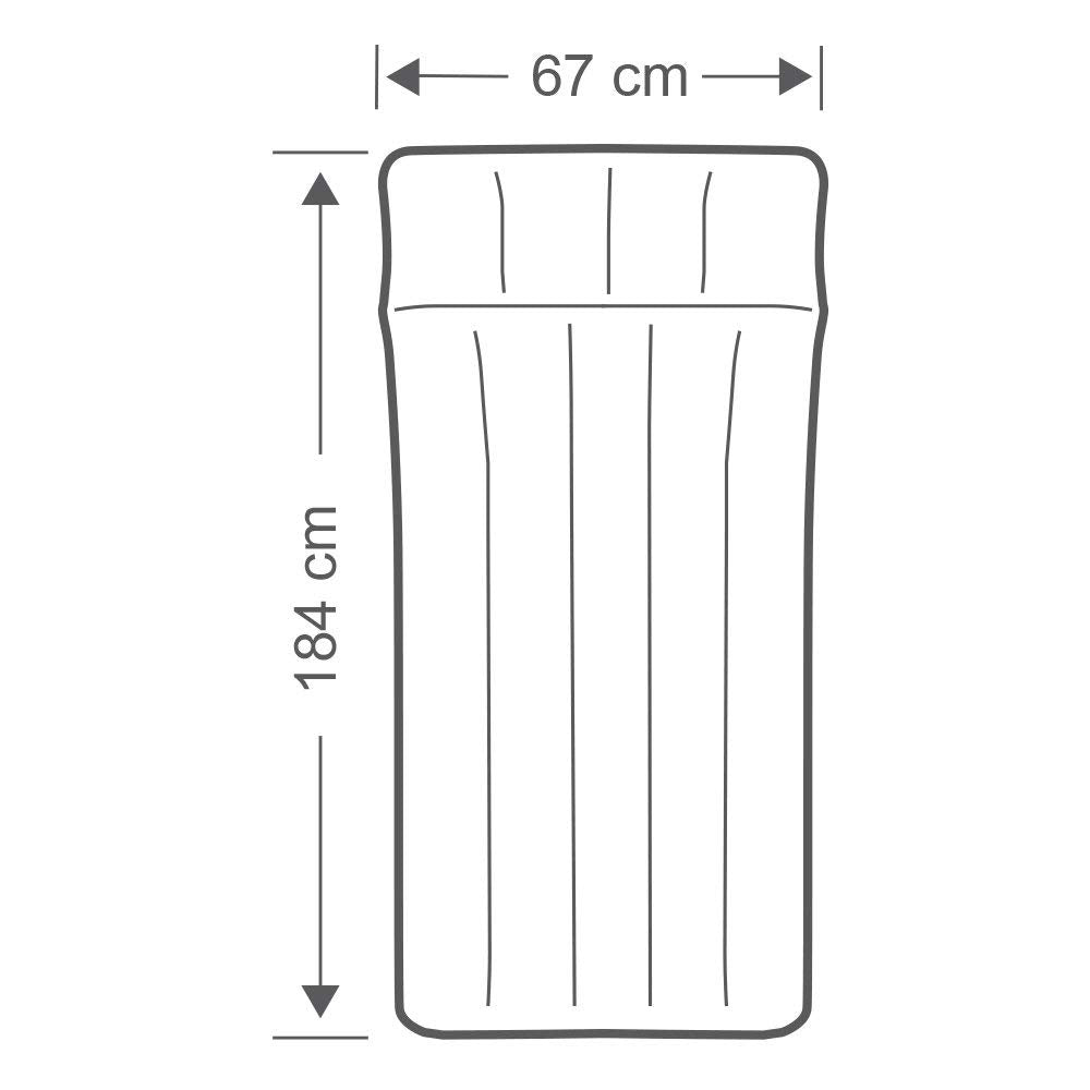 Intex matelas camping gonflable - 1 pers