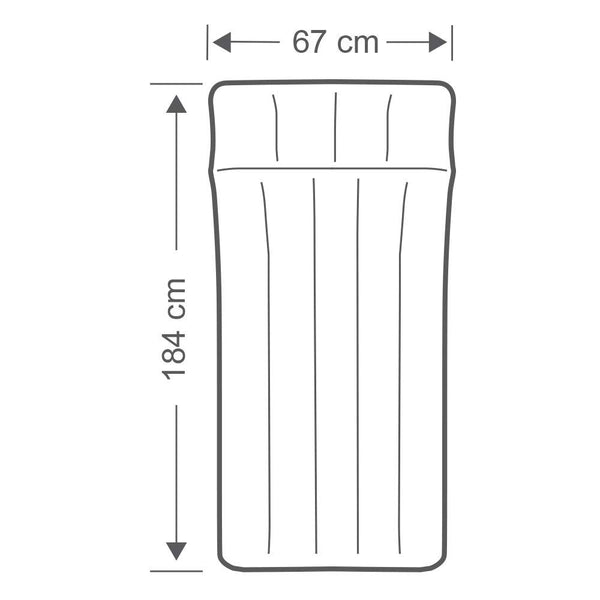 Intex matelas camping gonflable - 1 pers