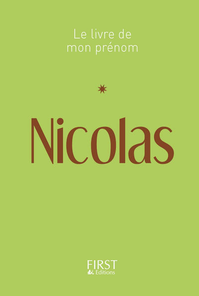 Le Livre de mon prénom - Nicolas 13