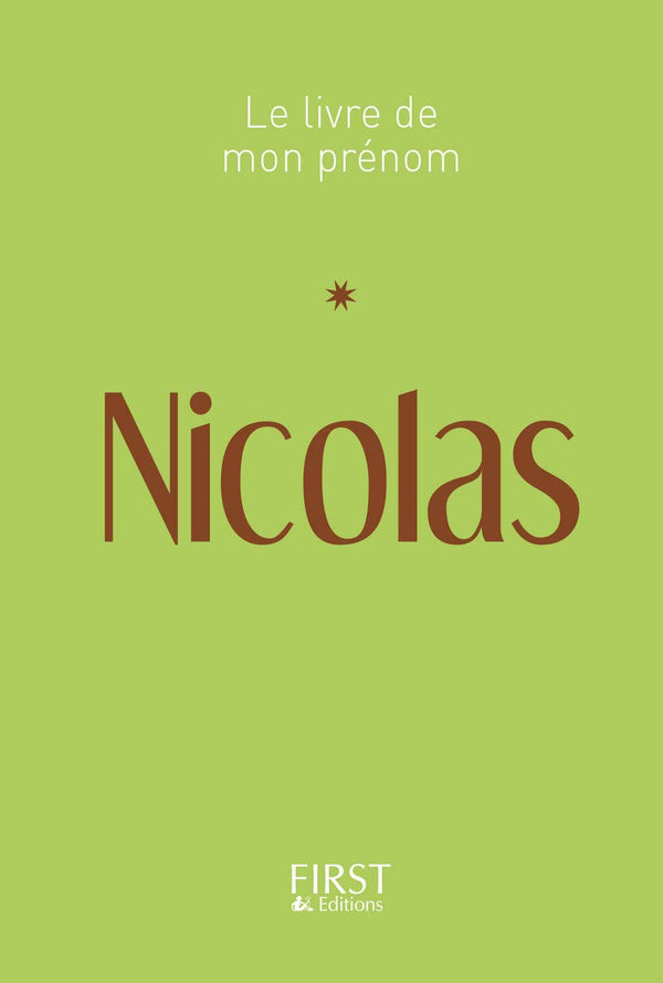 Le Livre de mon prénom - Nicolas 13