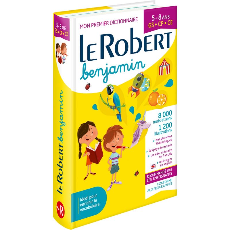 Dictionnaire Le Robert Benjamin - Dès 5/8 ans - Niveaux GS-CP-CE