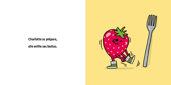 BIDULES CHOUETTES - CHARLOTTE LA FRAISE VA A LA FERME