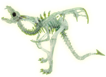 Plastoy - 60226 - Figurine - Le Dragon Squelette Translucide Phosphorescent