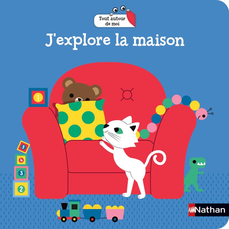 J'explore la maison - Livre d'éveil à Flaps - Dès 18 mois