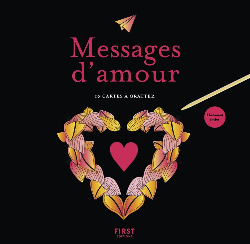 Cartes à gratter - Messages d'amour