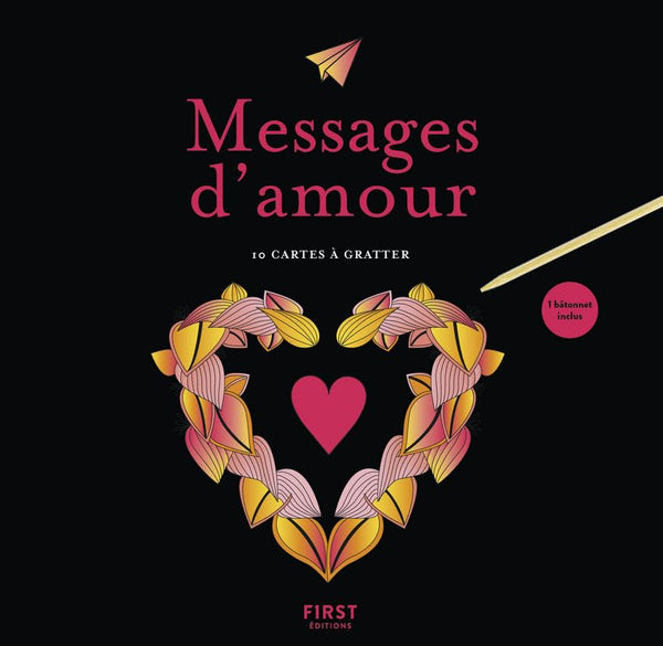 Cartes à gratter - Messages d'amour