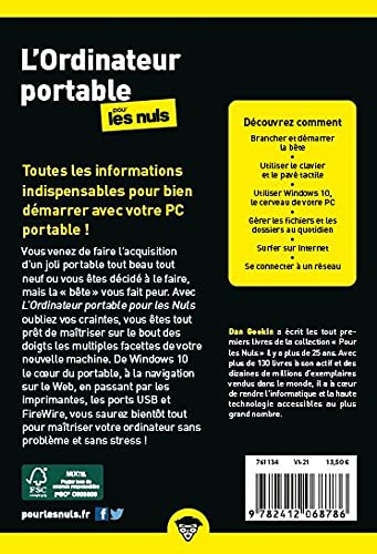 L'Ordinateur portable pour les Nuls, poche, 6e éd