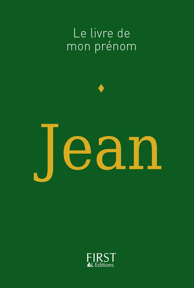 2 Le Livre de mon prénom - Jean