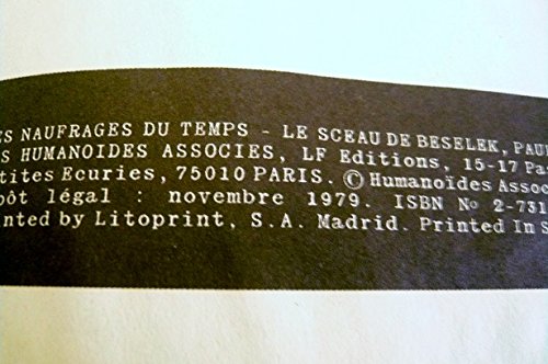 Les naufragés du temps, tome 7 : Le sceau de Beselek
