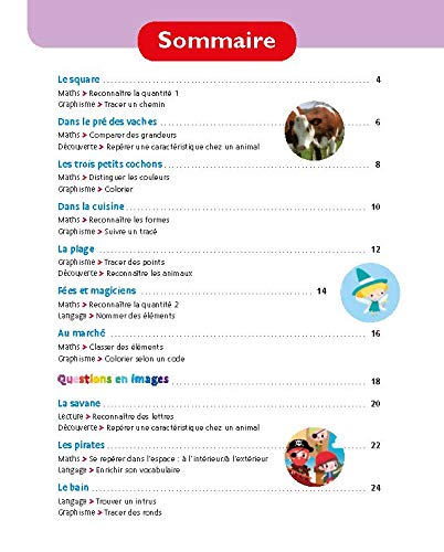 Je découvre et j'apprends en images en Toute Petite section dès 2 ans - A la maternelle