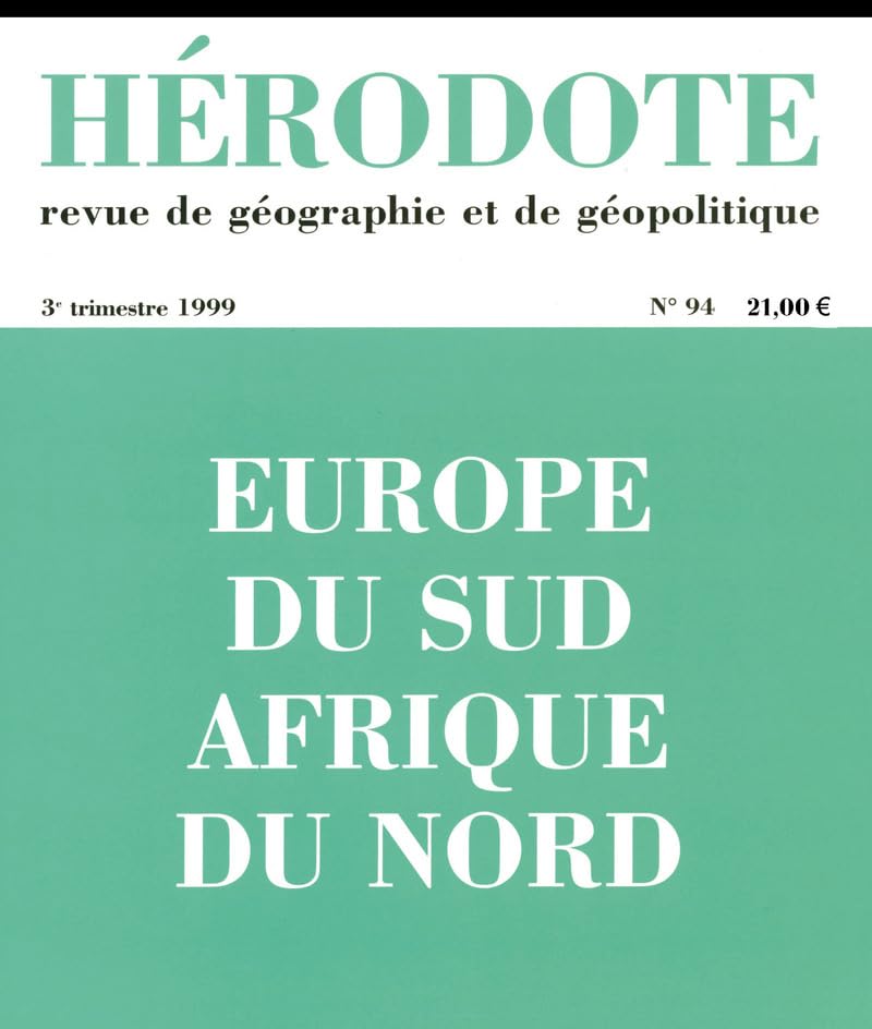 Hérodote n°94 : Europe du sud, Afrique du nord