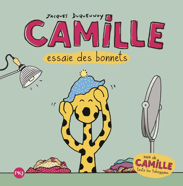 Camille essaie des bonnets + Camille teste les toboggans