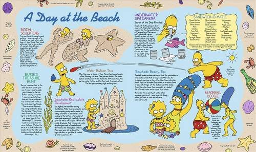 Les Simpson. Livre jeu au soleil
