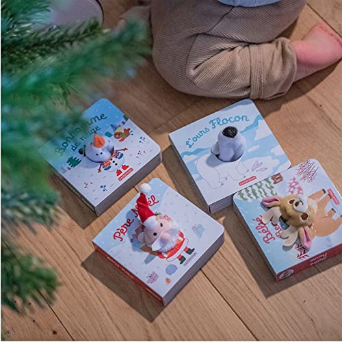 Bonhomme de neige: Livre marionnette pour bébé - dès 3 mois