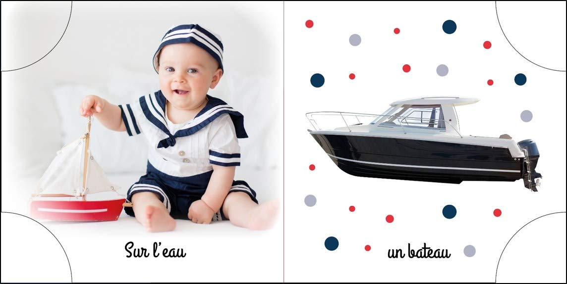 Mon premier livre - Je me promène - Imagier tout-carton avec coins en caoutchouc - Dès 6 mois