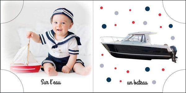 Mon premier livre - Je me promène - Imagier tout-carton avec coins en caoutchouc - Dès 6 mois