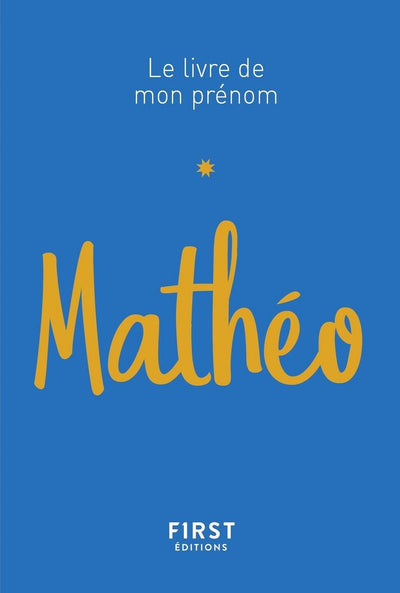 Le Livre de mon prénom - Mathéo 62