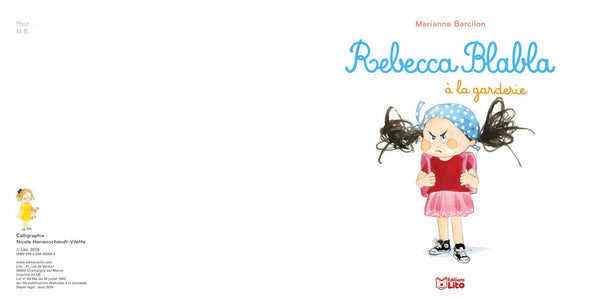 Rebecca Blabla à la garderie