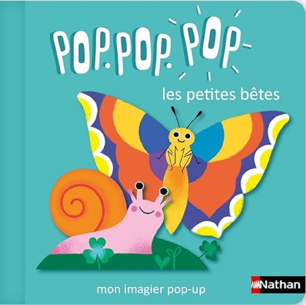 Pop.pop.pop - L'imagier pop-up des petites bêtes - Livre d'éveil dès 1 an