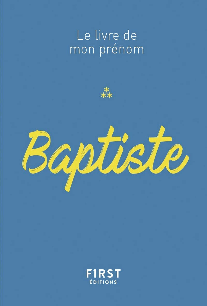 76 Le livre de mon prénom - Baptiste