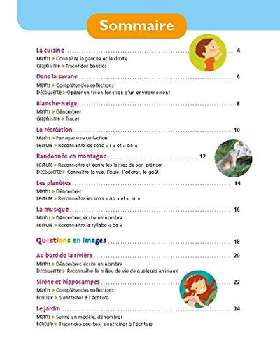 Je découvre et j'apprends en images en Grande section 5-6 ans - A la maternelle