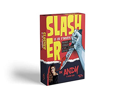 Slasher : le jeu d'enquête by Andy - Jeu de société de 2 à 6 joueurs - Dès 14 ans